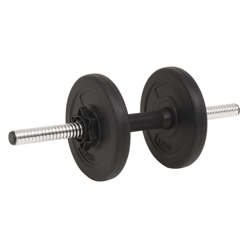 vidaXL Barbell and Dumbbell Set 30 kg