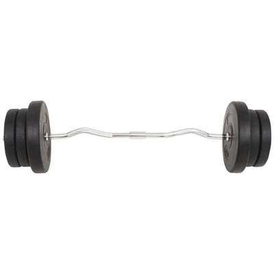 vidaXL Barbell and Dumbbell Set 60 kg
