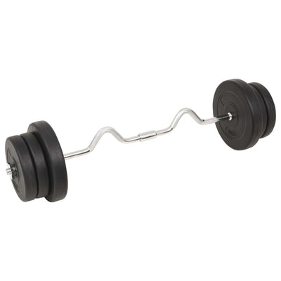 vidaXL Barbell and Dumbbell Set 60 kg