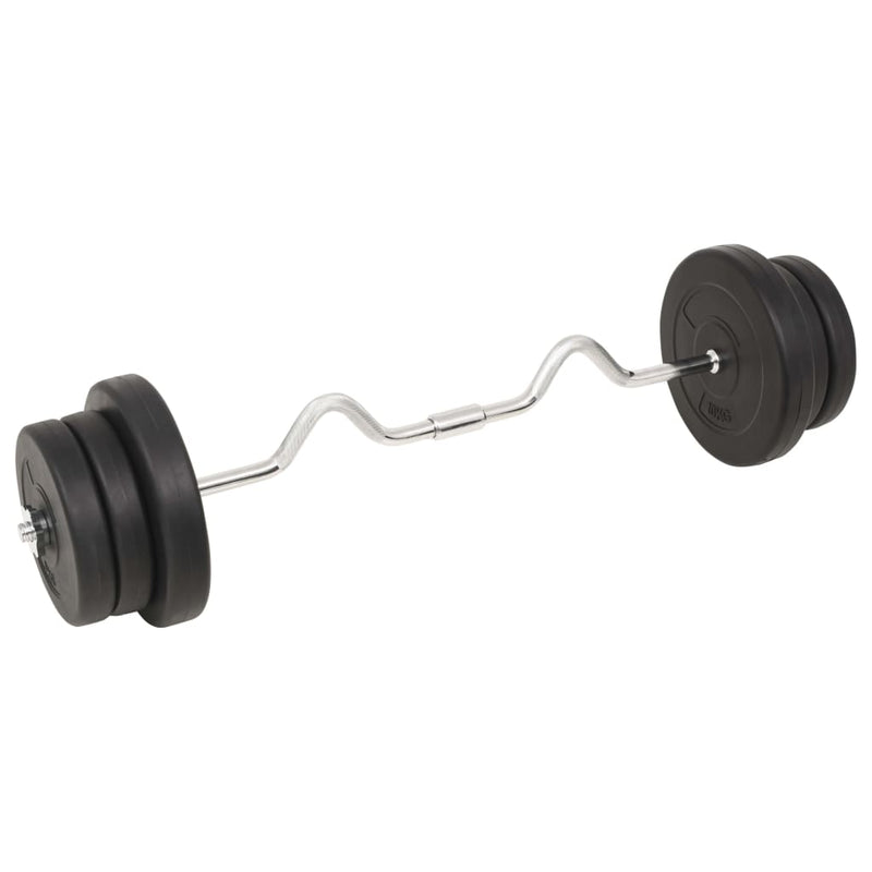 vidaXL Barbell and Dumbbell Set 60 kg