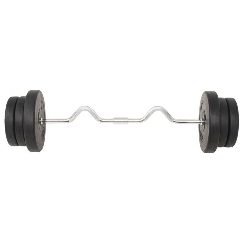 vidaXL Barbell and Dumbbell Set 60 kg