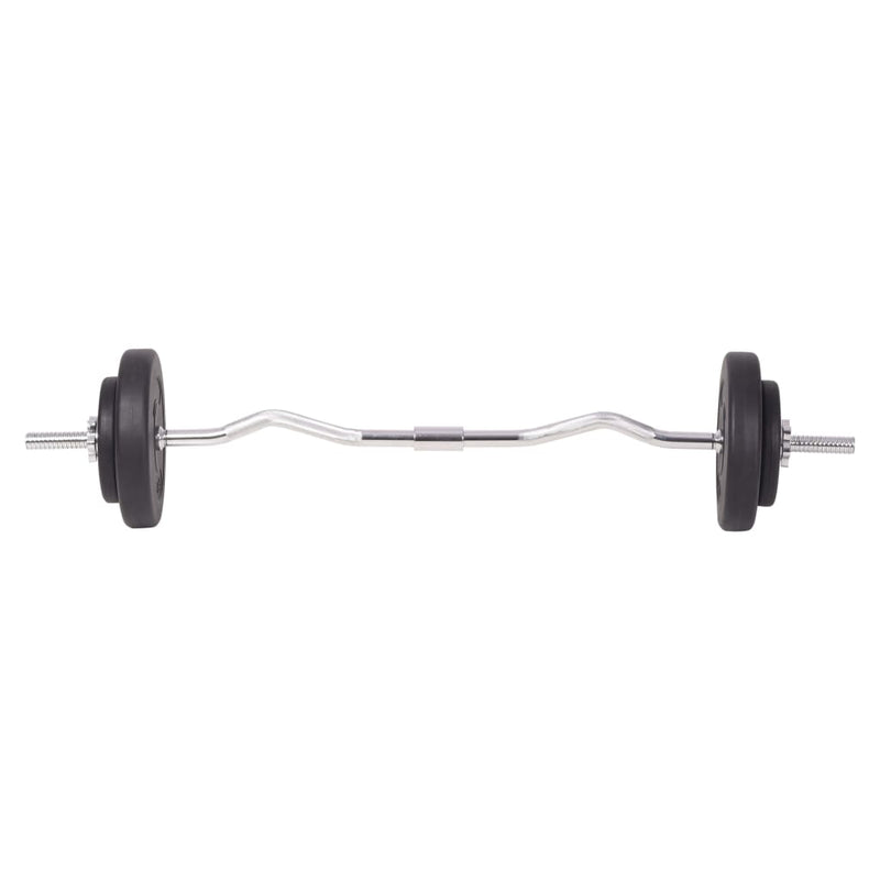 vidaXL Barbell and Dumbbell Set 90 kg