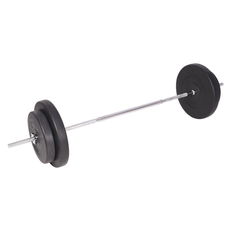 vidaXL Barbell and Dumbbell Set 90 kg