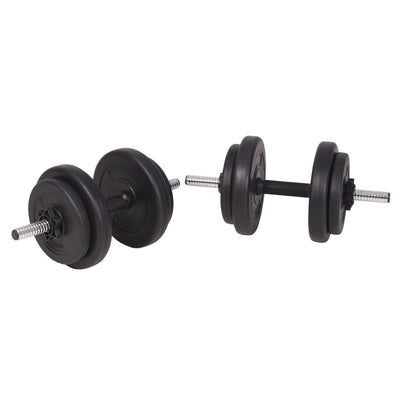 vidaXL Barbell and Dumbbell Set 90 kg