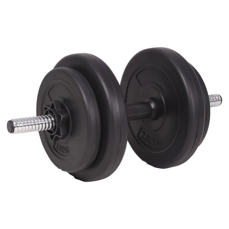 vidaXL Barbell and Dumbbell Set 90 kg