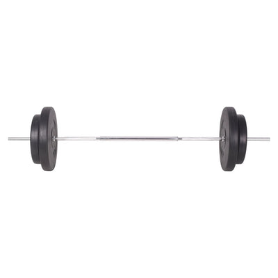 vidaXL Barbell and Dumbbell Set 90 kg