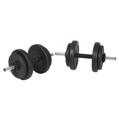 vidaXL Barbell and Dumbbell Set 90 kg