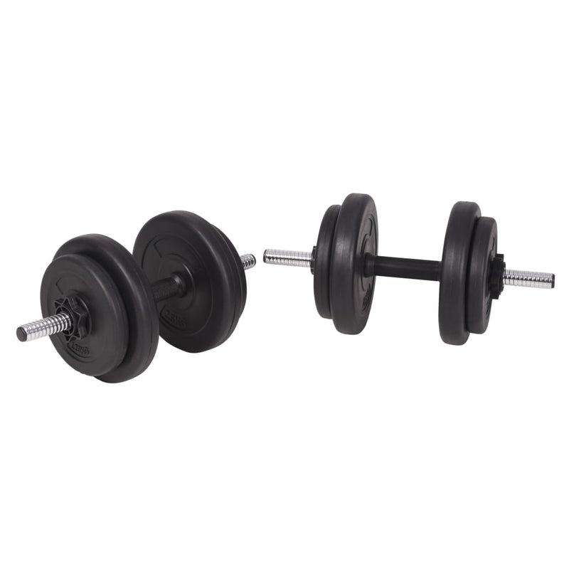 vidaXL Barbell and Dumbbell Set 90 kg
