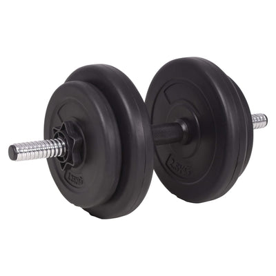 vidaXL Barbell and Dumbbell Set 90 kg