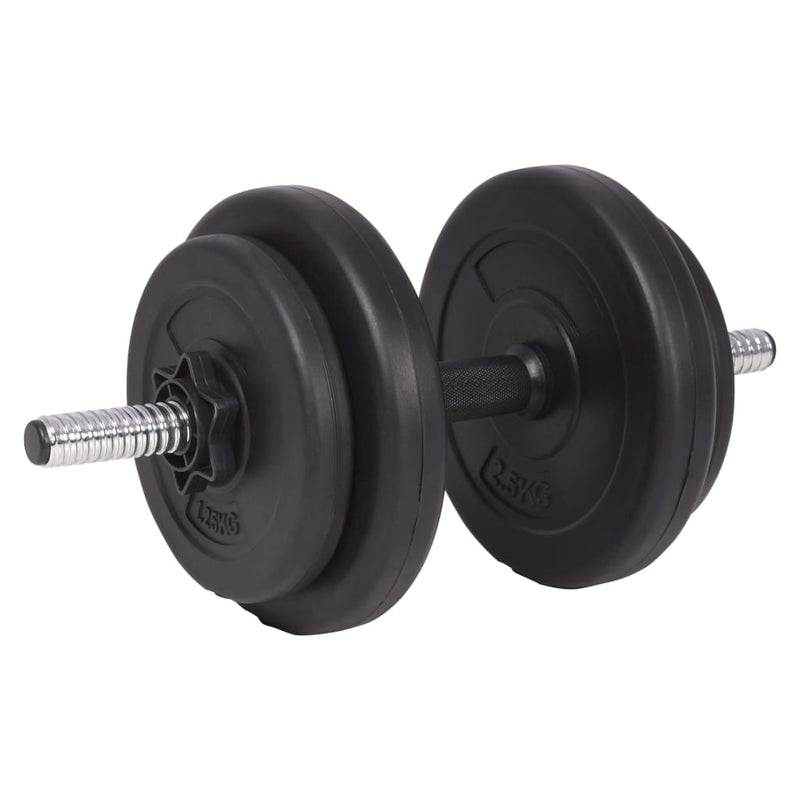 vidaXL Barbell and Dumbbell Set 90 kg