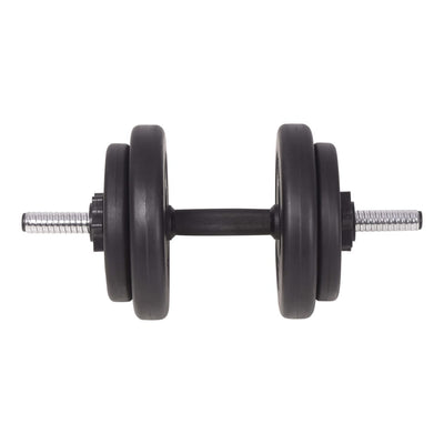 vidaXL Barbell and Dumbbell Set 90 kg