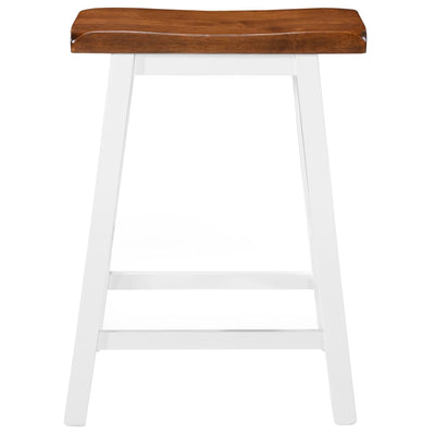 vidaXL Bar Stools 2 pcs Solid Wood