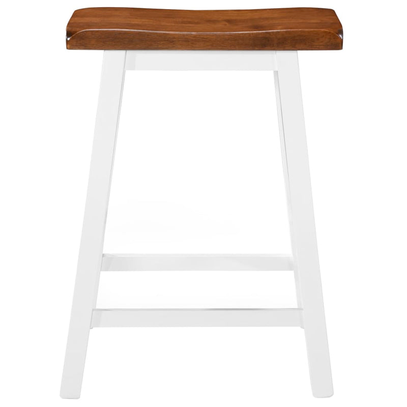 vidaXL Bar Stools 2 pcs Solid Wood