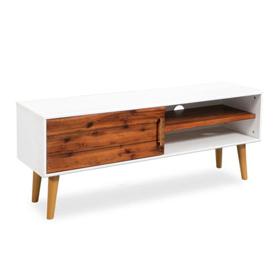 vidaXL TV Cabinet Solid Acacia Wood 120x35x45 cm