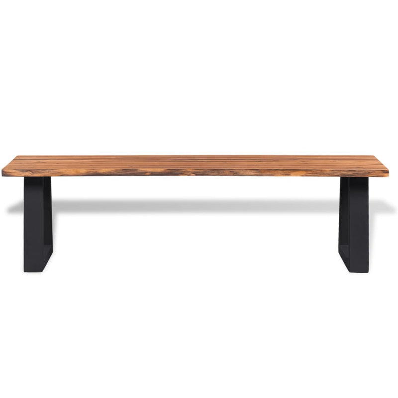 vidaXL Bench Solid Acacia Wood 160 cm