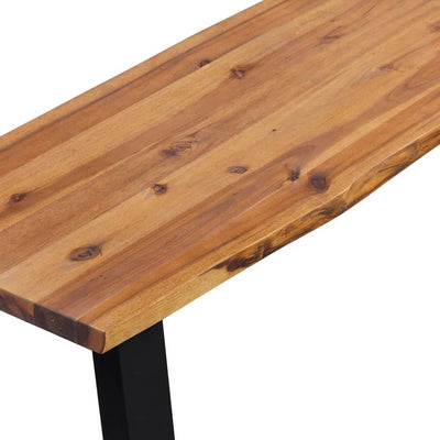 vidaXL Bench Solid Acacia Wood 160 cm