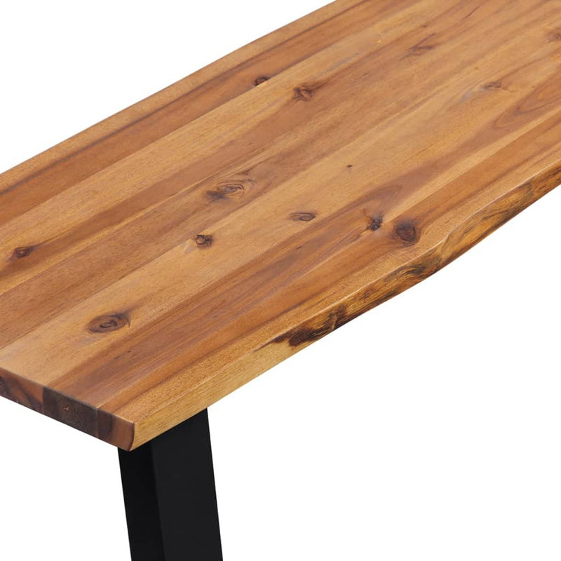 vidaXL Bench Solid Acacia Wood 160 cm