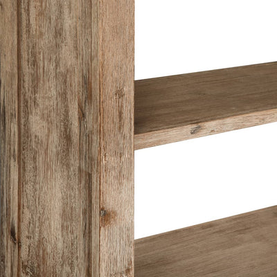 vidaXL 5-Tier Bookcase 80x30x180 cm Solid Acacia Wood