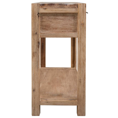 vidaXL Console Table 82x33x73 cm Solid Acacia Wood