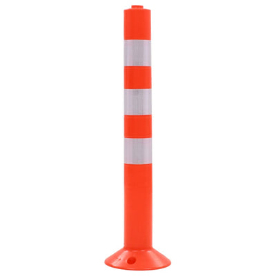 vidaXL Traffic Control Bollards 5 pcs Plastic 75 cm