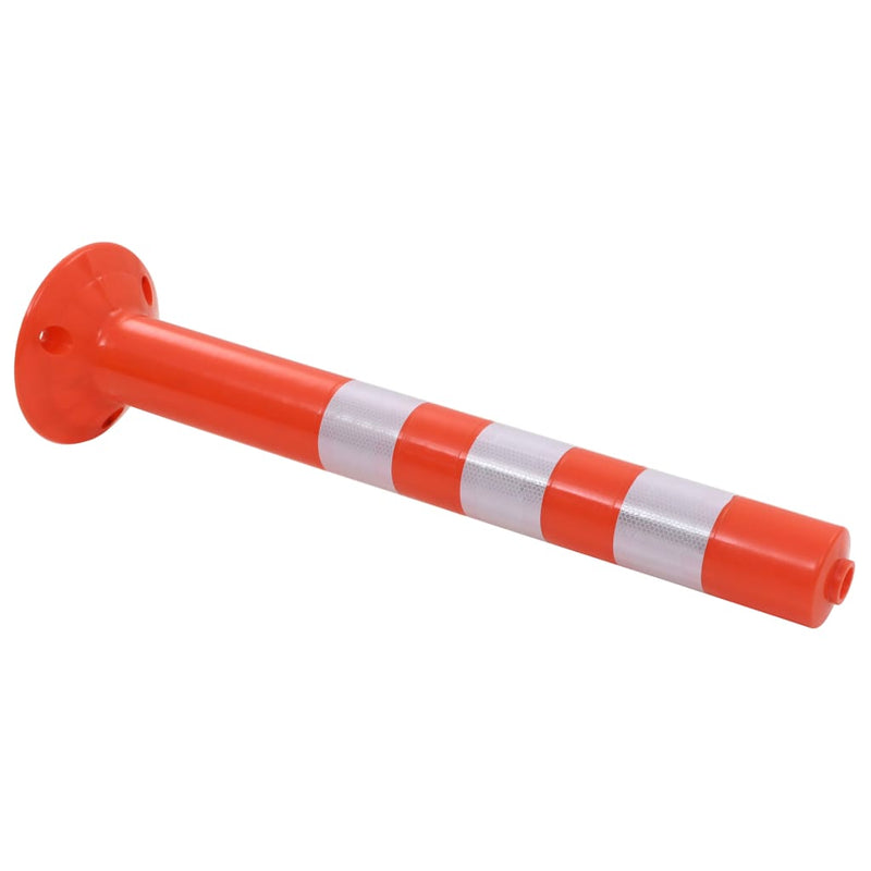 vidaXL Traffic Control Bollards 5 pcs Plastic 75 cm