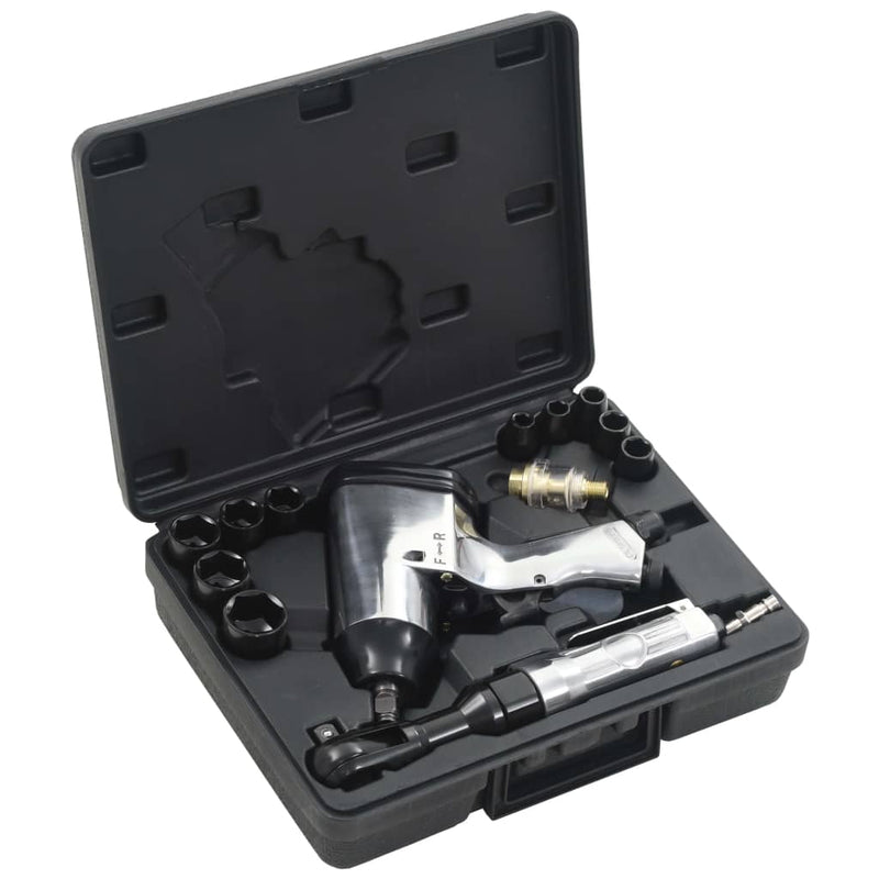 vidaXL 16 Piece Air Tool Set 1/2"