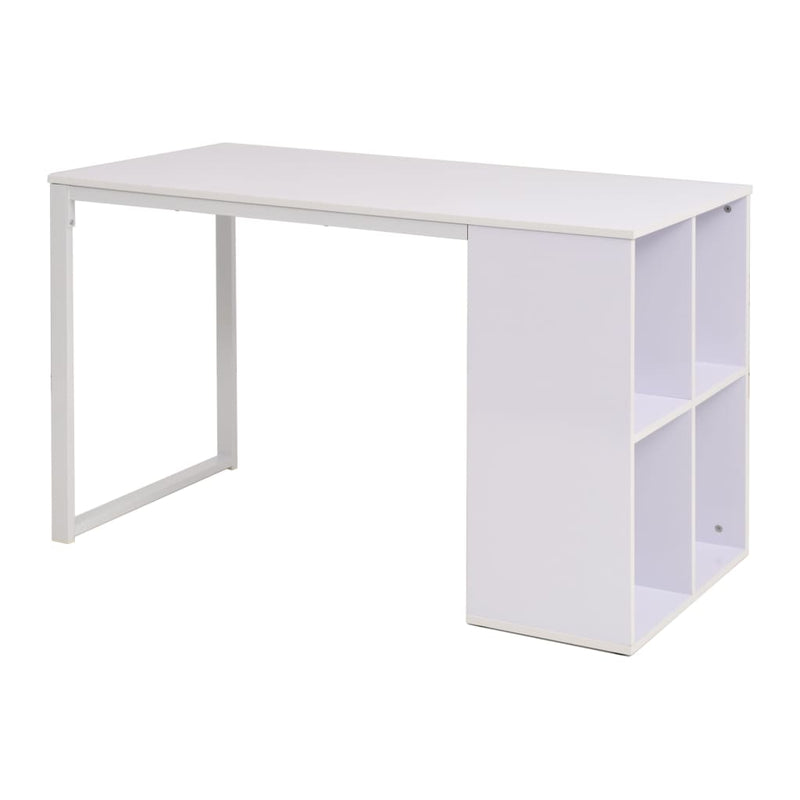 vidaXL Writing Desk 120x60x75 cm Oak and White
