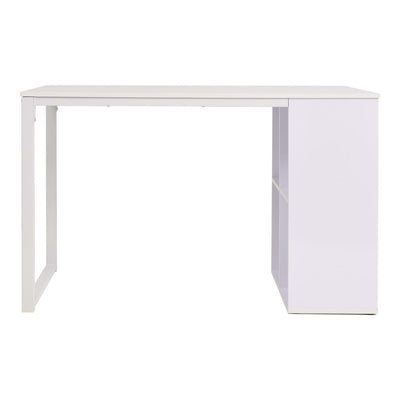 vidaXL Writing Desk 120x60x75 cm Oak and White