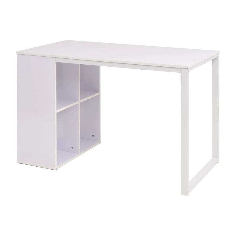 vidaXL Writing Desk 120x60x75 cm Oak and White