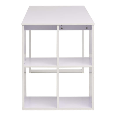 vidaXL Writing Desk 120x60x75 cm Oak and White