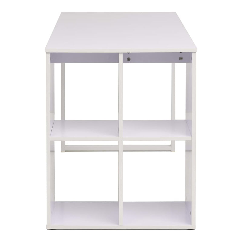 vidaXL Writing Desk 120x60x75 cm Oak and White