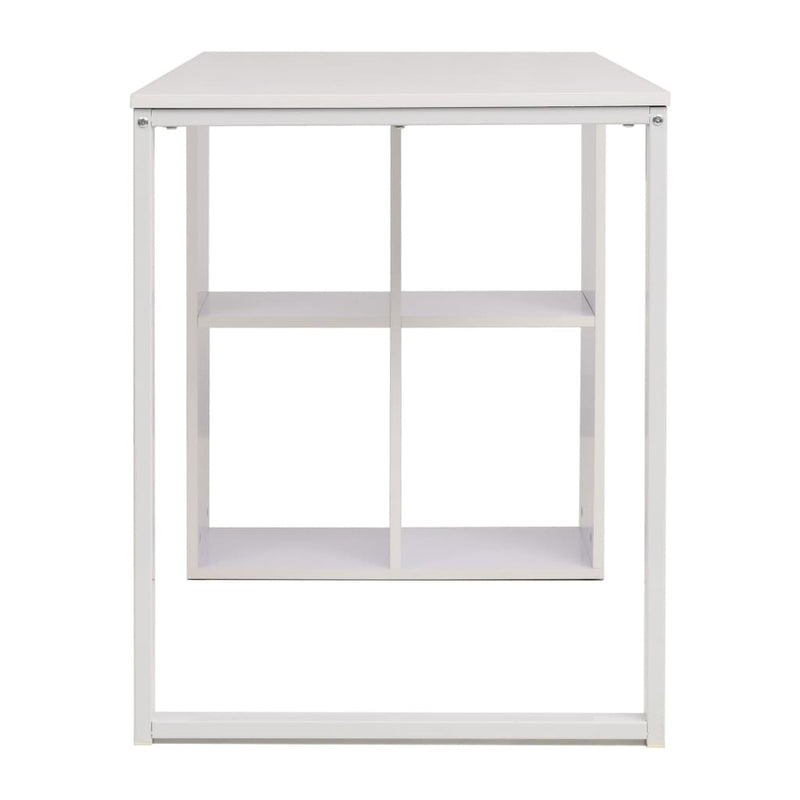 vidaXL Writing Desk 120x60x75 cm Oak and White