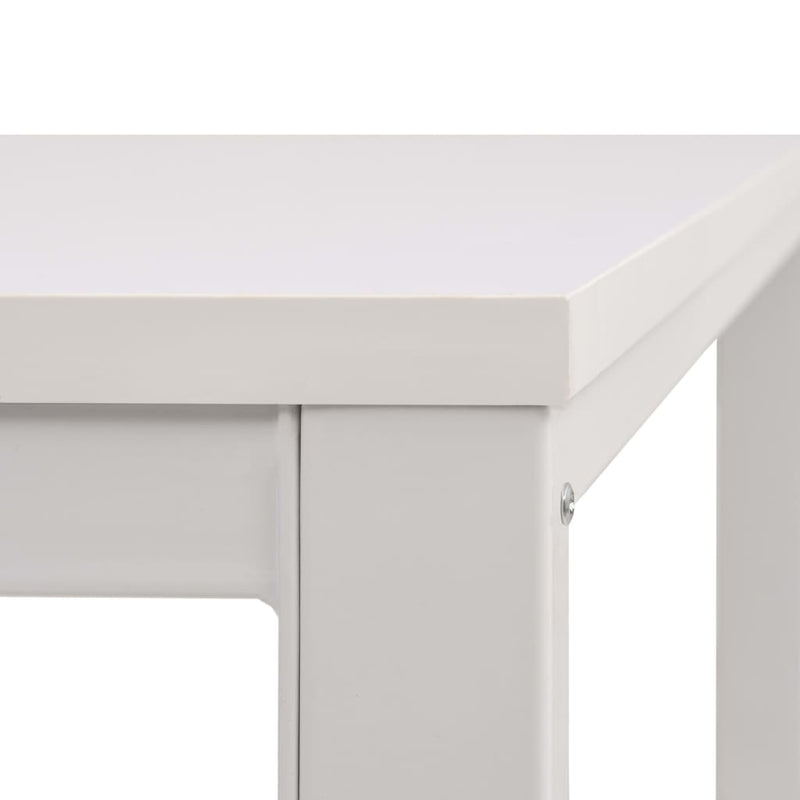 vidaXL Writing Desk 120x60x75 cm Oak and White