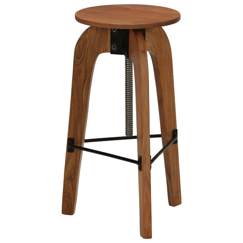 vidaXL Bar Chairs 2 pcs Solid Acacia Wood