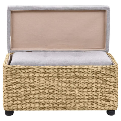 vidaXL Bench Set 2 Pieces Seagrass Brown