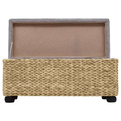 vidaXL Bench Set 2 Pieces Seagrass Brown