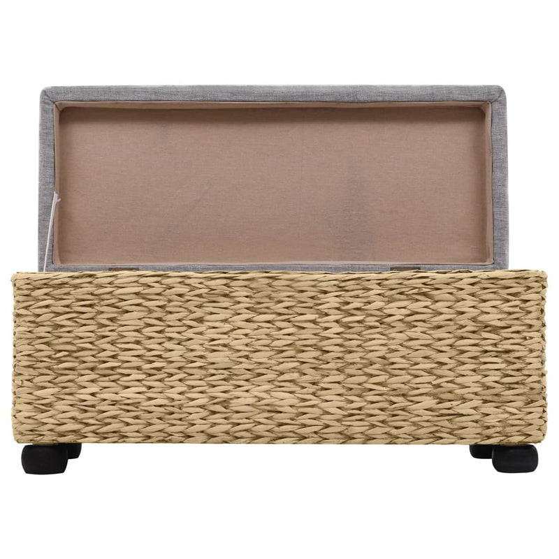 vidaXL Bench Set 2 Pieces Seagrass Brown