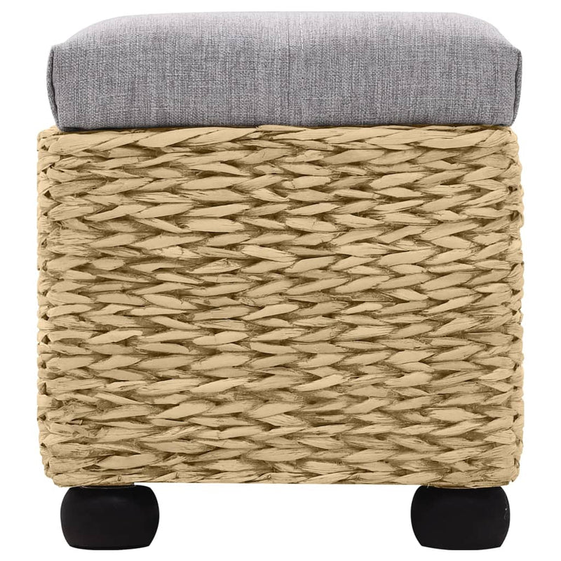 vidaXL Bench Set 2 Pieces Seagrass Brown