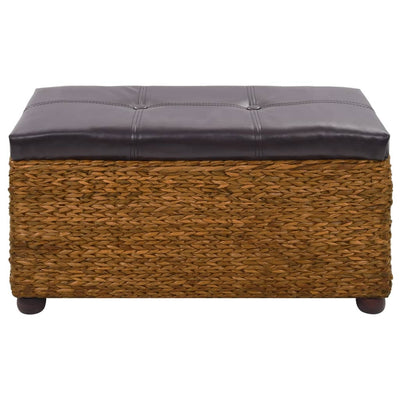 vidaXL Bench Set 2 Pieces Seagrass Brown