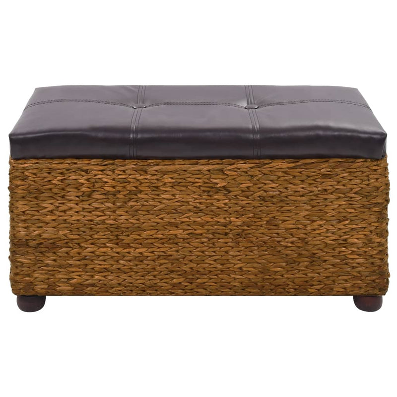 vidaXL Bench Set 2 Pieces Seagrass Brown