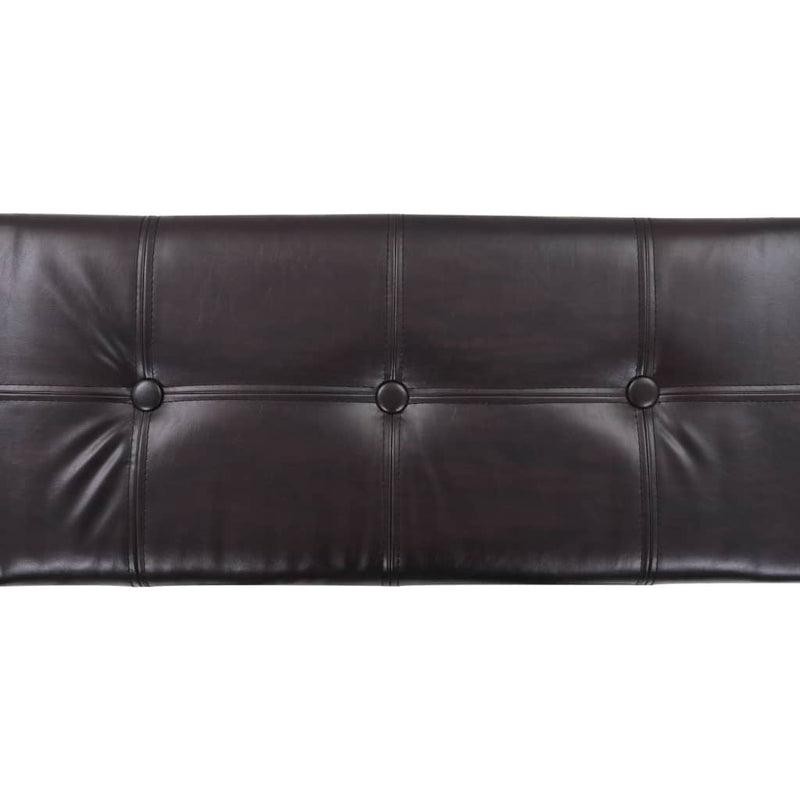 vidaXL Bench with 3 Baskets Seagrass 105x40x42 cm Brown