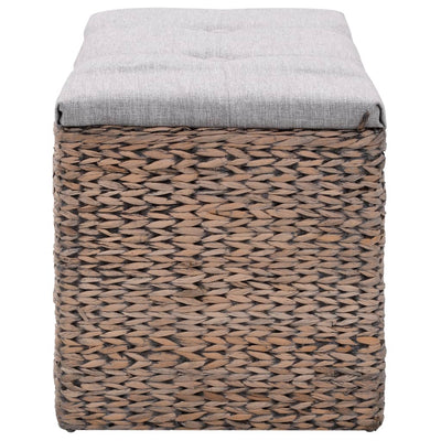 vidaXL Bench with 2 Baskets Seagrass 71x40x42 cm Brown