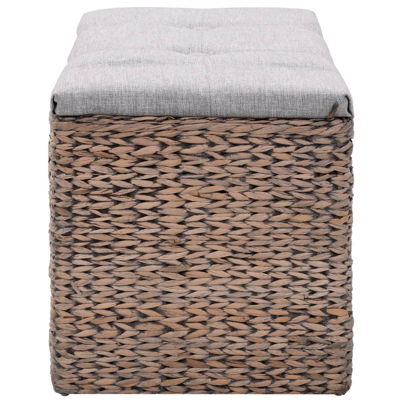 vidaXL Bench with 2 Baskets Seagrass 71x40x42 cm Brown