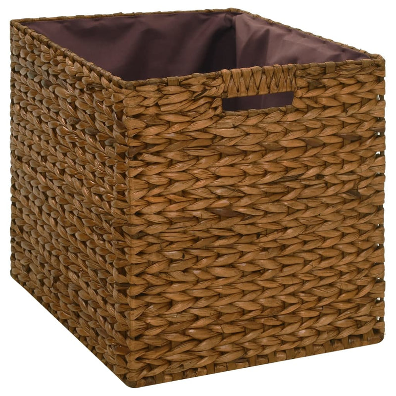 vidaXL Bench with 2 Baskets Seagrass 71x40x42 cm Brown