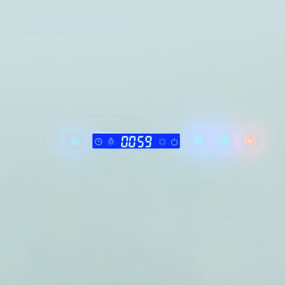 vidaXL Wall Mounted Range Hood Stainless Steel 756 m³/h 90 cm Black