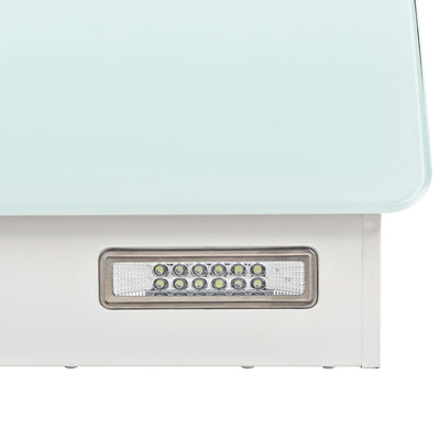 vidaXL Wall Mounted Range Hood Stainless Steel 756 m³/h 90 cm Black