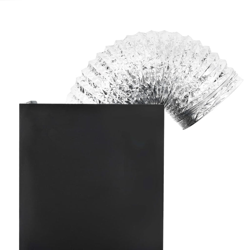 vidaXL Wall Mounted Range Hood Stainless Steel 756 m³/h 90 cm Black