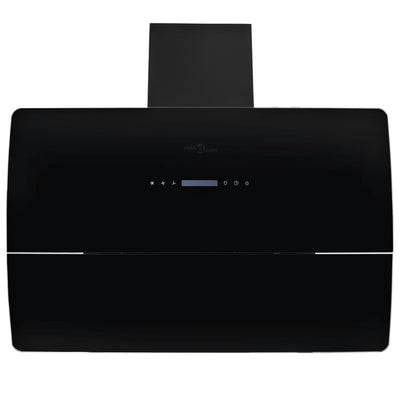 vidaXL Wall Mounted Range Hood Stainless Steel 756 m³/h 90 cm Black