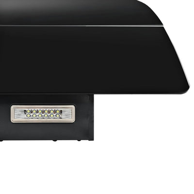 vidaXL Wall Mounted Range Hood Stainless Steel 756 m³/h 90 cm Black