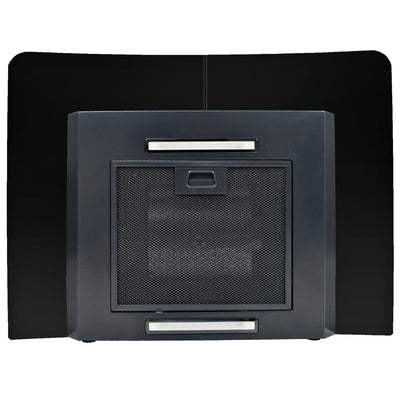 vidaXL Wall Mounted Range Hood Stainless Steel 756 m³/h 60 cm Black